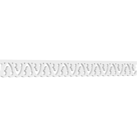 Ekena Millwork Metamora Architectural Grade PVC Running Trim, 4"H x 5/8"P x 48"L RUNP04X0625X48MET